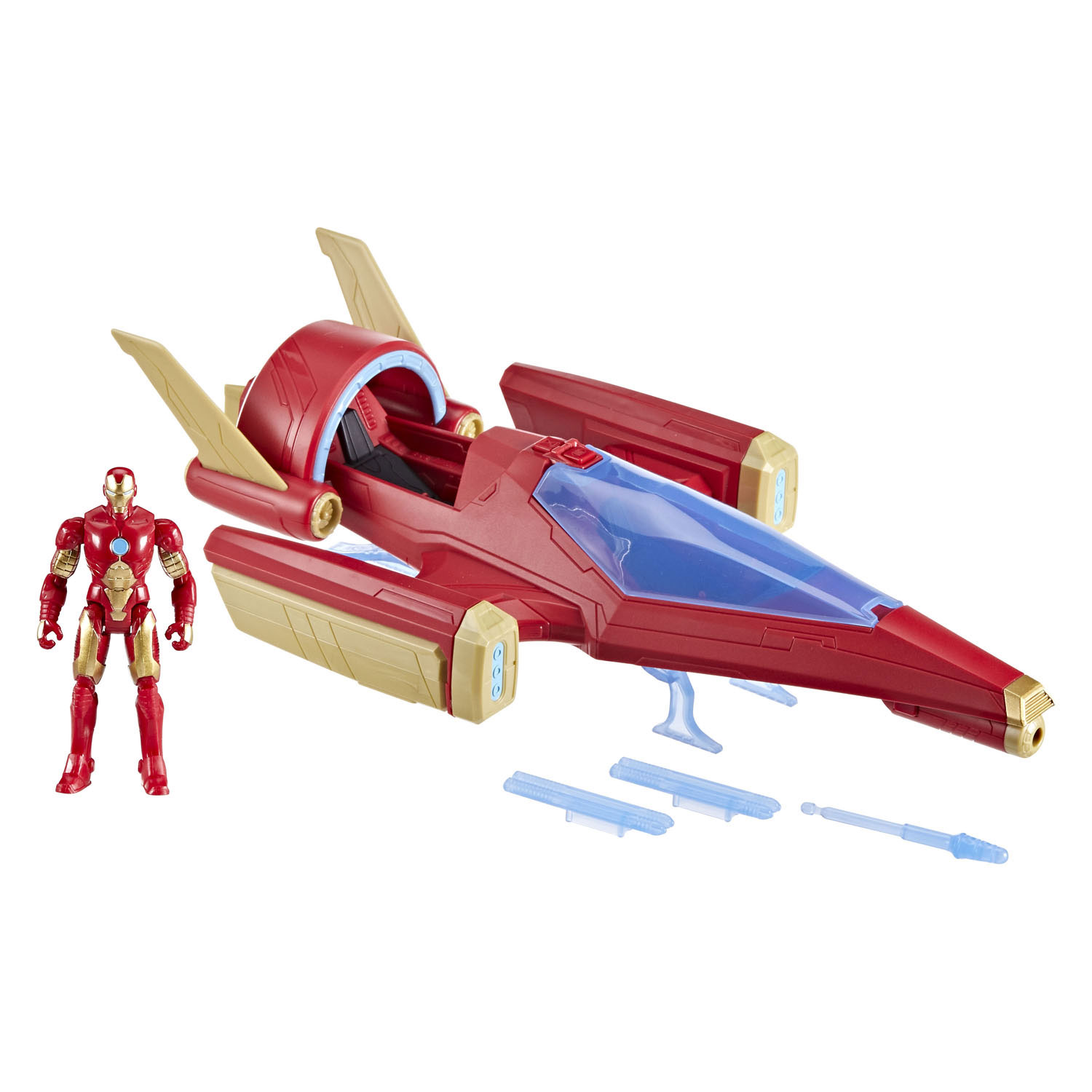 Avengers Epic Hero Series Iron Man Repulsor Blast Battle Jet