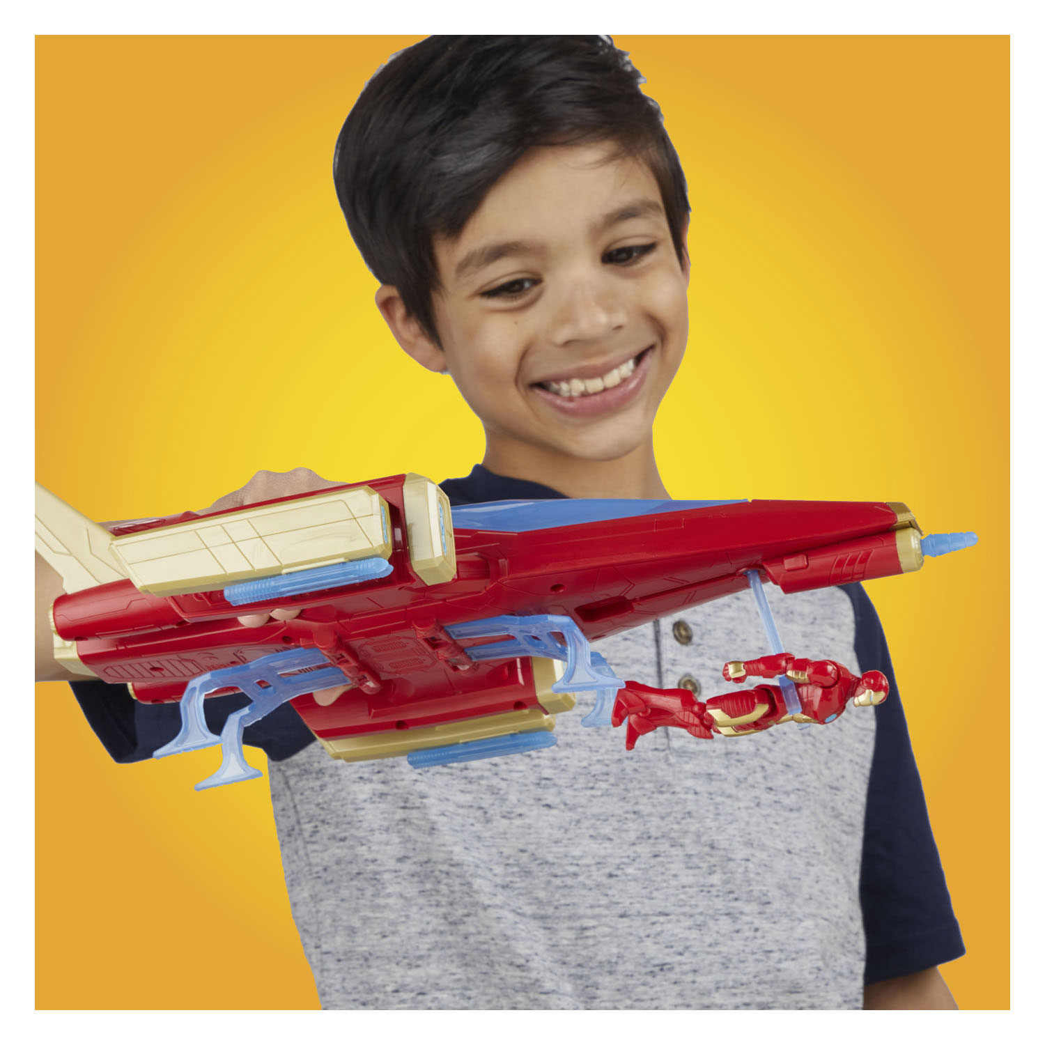 Avengers Epic Hero Series Iron Man Repulsor Blast Battle Jet