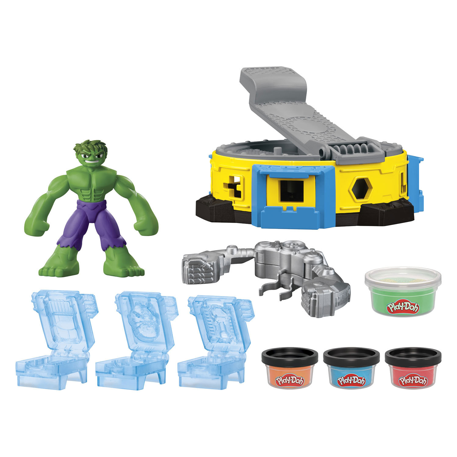 Play-Doh Marvel Hulk Smash & Squish Speelset - 4 Kleipotjes