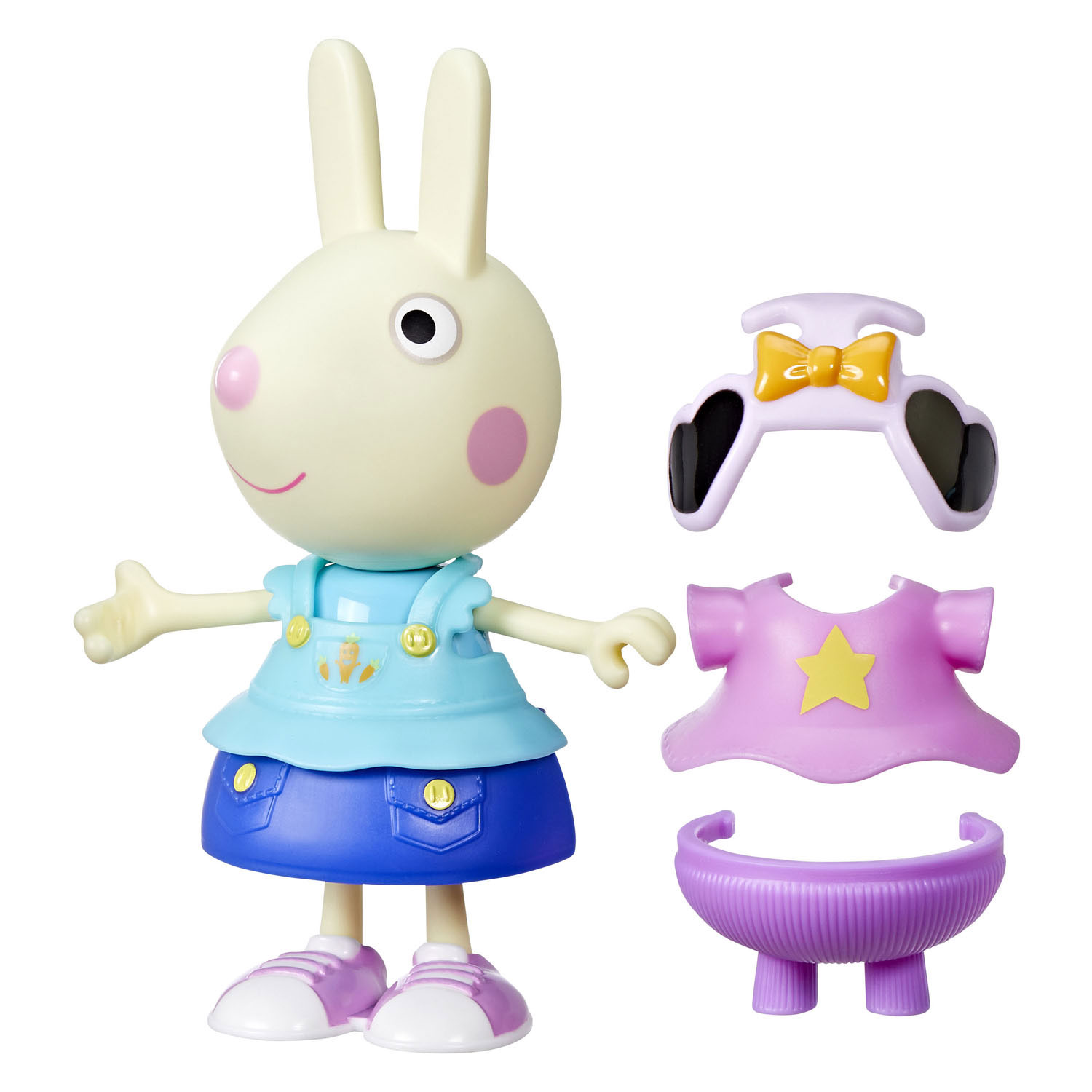 Figurine Peppa Pig Rebecca Rabbit à habiller