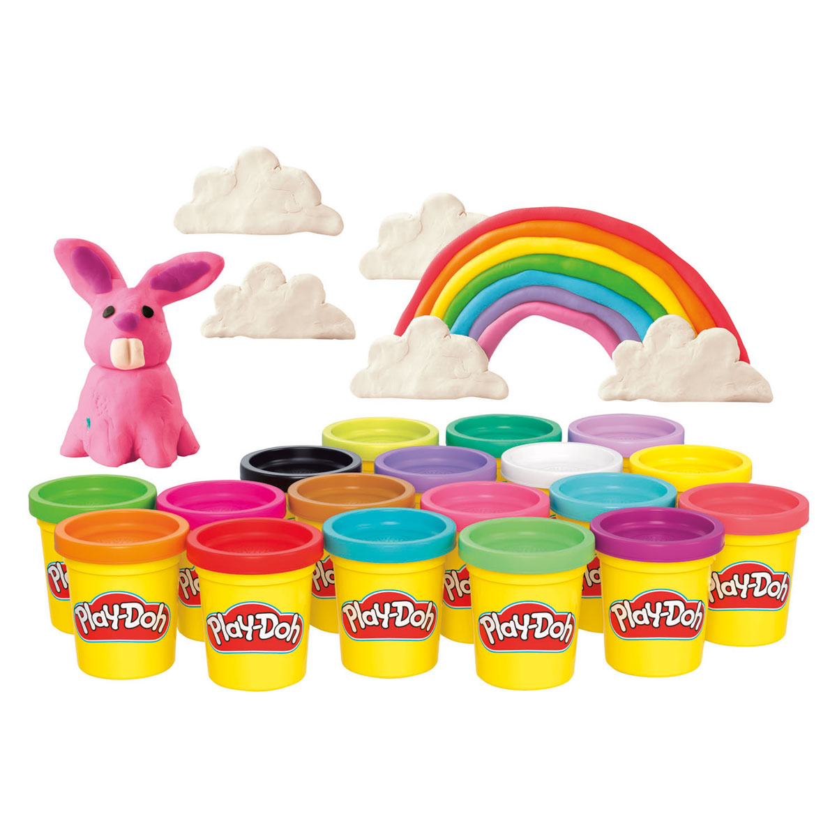 Play-Doh Stel je Alles Voor - 18 Kleipotjes