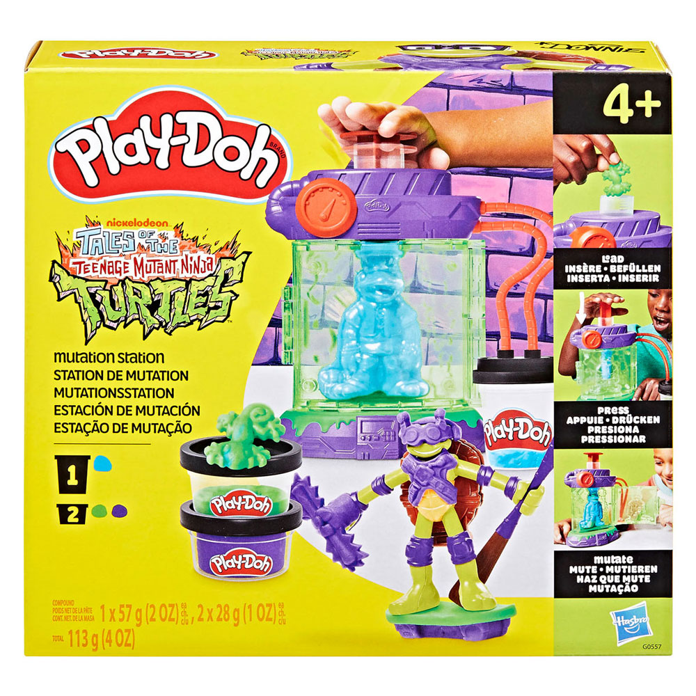 Play-Doh Tortues Ninja - Station de Mutation - 2 pièces