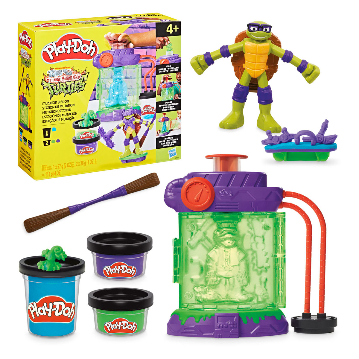 Play-Doh Tortues Ninja - Station de Mutation - 2 pièces