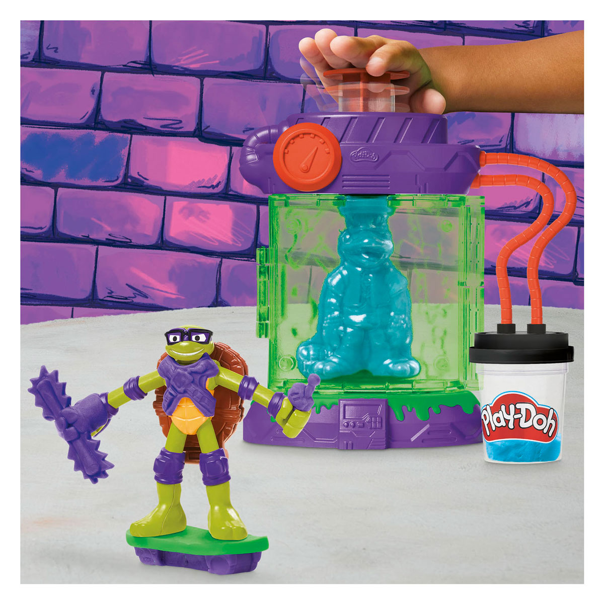 Play-Doh Tortues Ninja - Station de Mutation - 2 pièces
