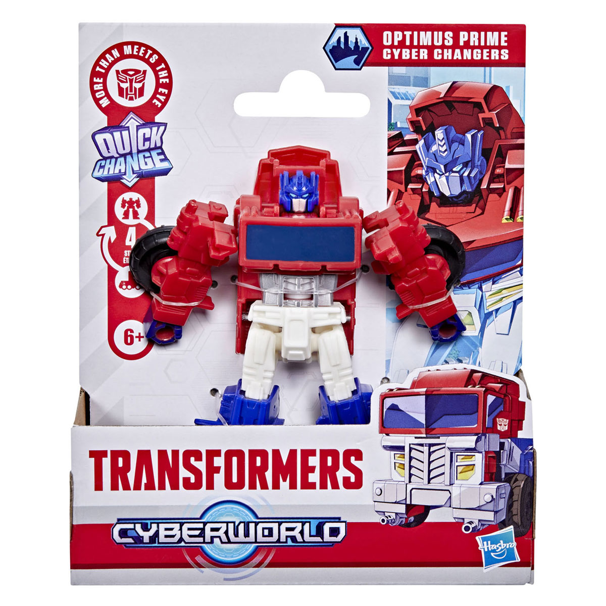 Transformers CYBERWORLD Optimus Prime Cyber Changers Robot