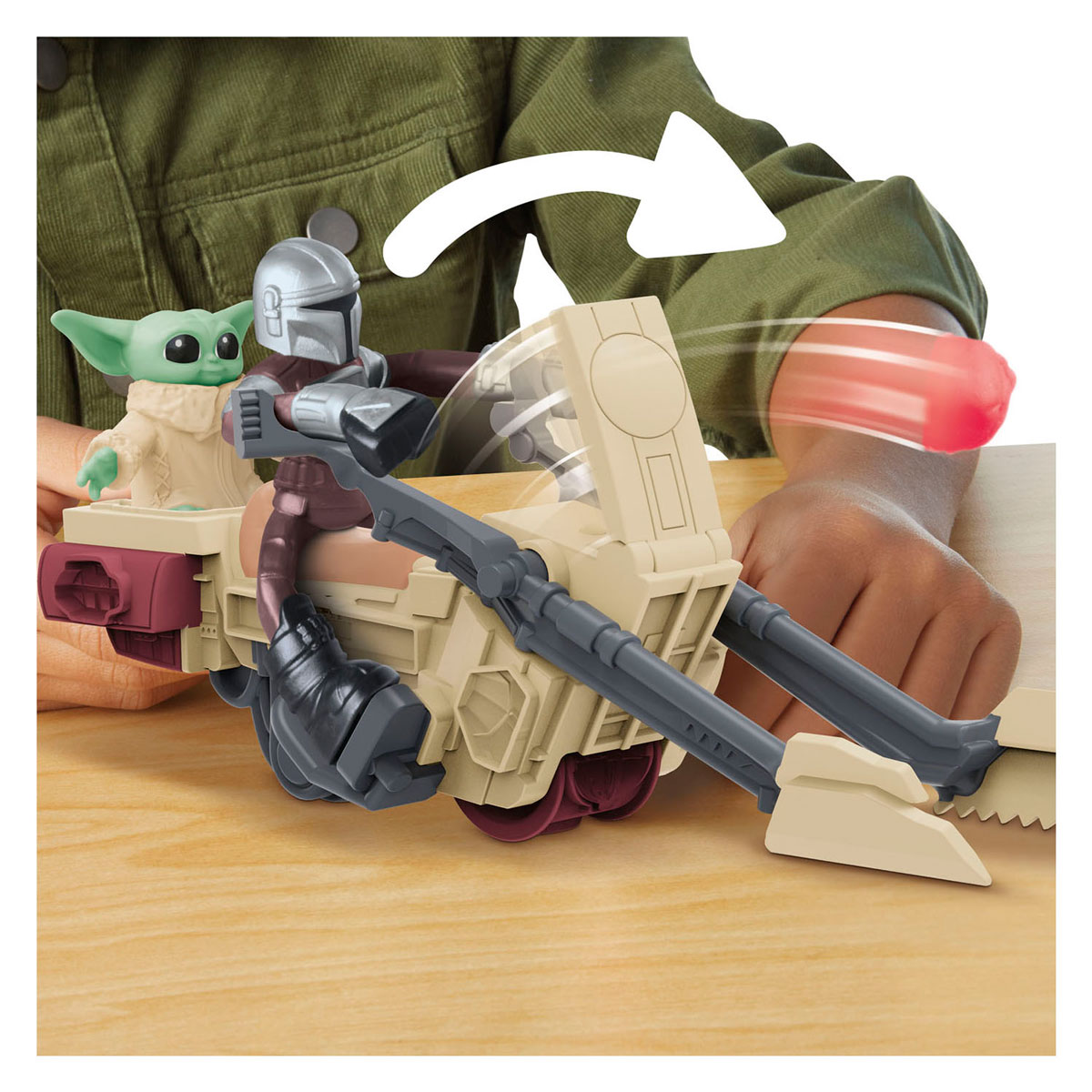 Play-Doh Star Wars the Mandelorian Speeder - 3 Kleipotjes