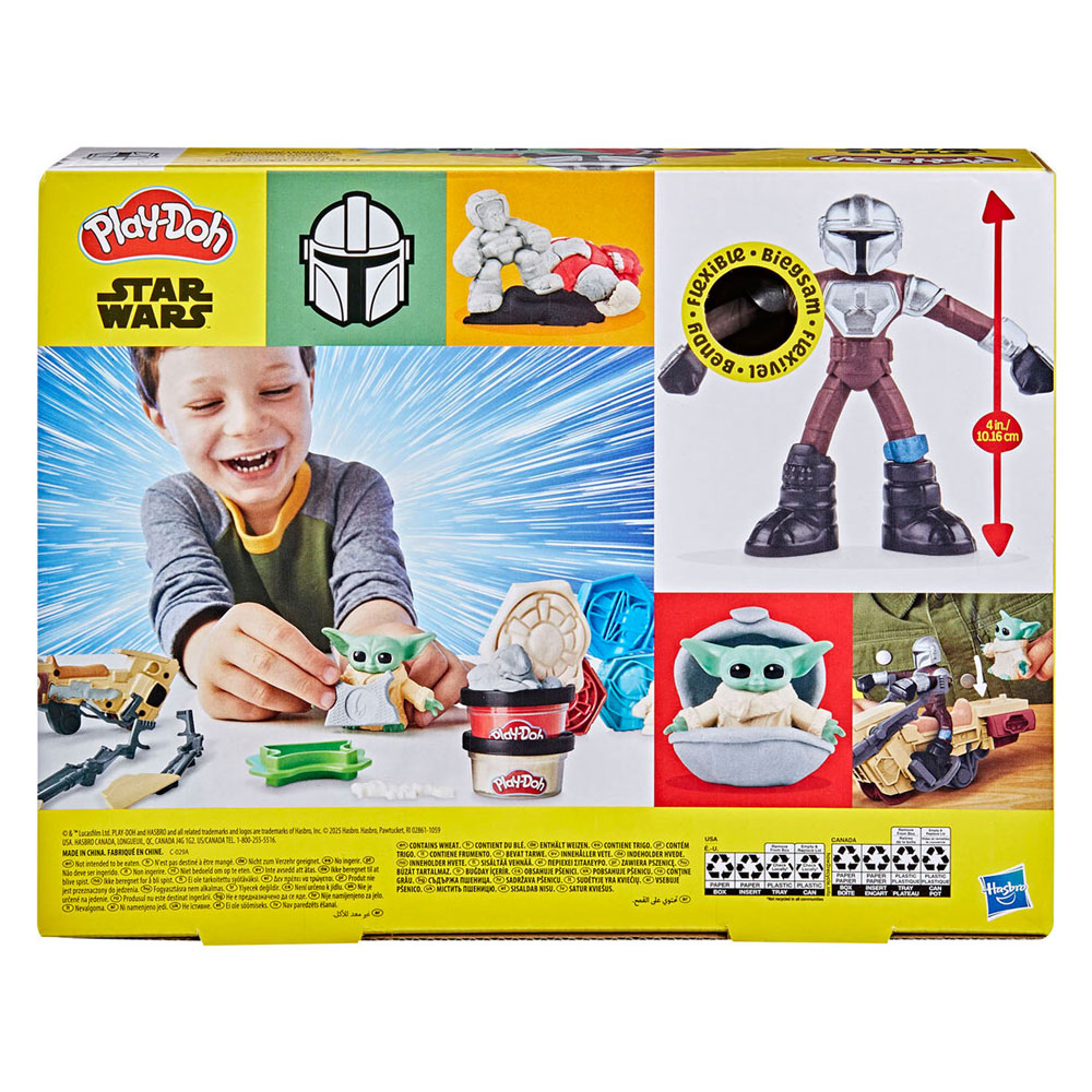 Play-Doh Star Wars the Mandelorian Speeder - 3 Kleipotjes