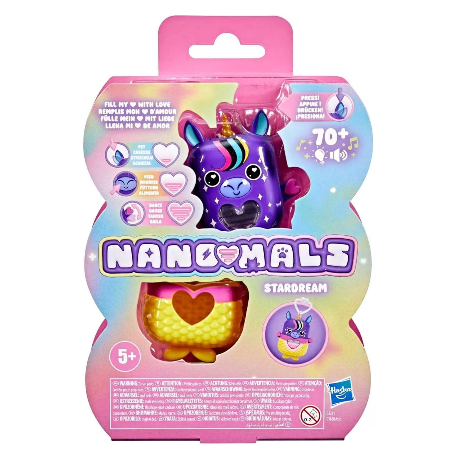 Hasbro Nanomals Stardream de Eenhoorn