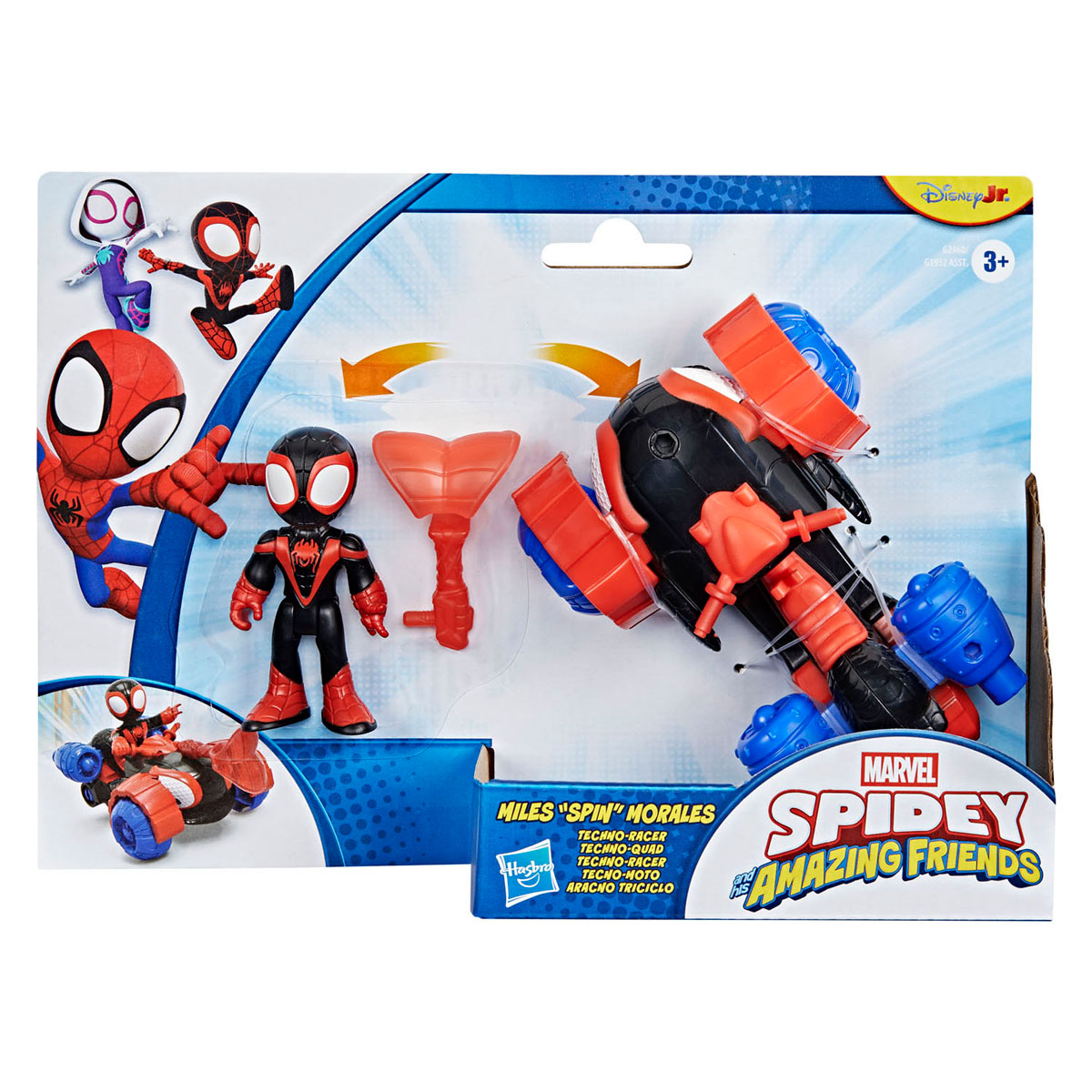 Miles 'Spin' Morales Techno-Racer Speelfiguur