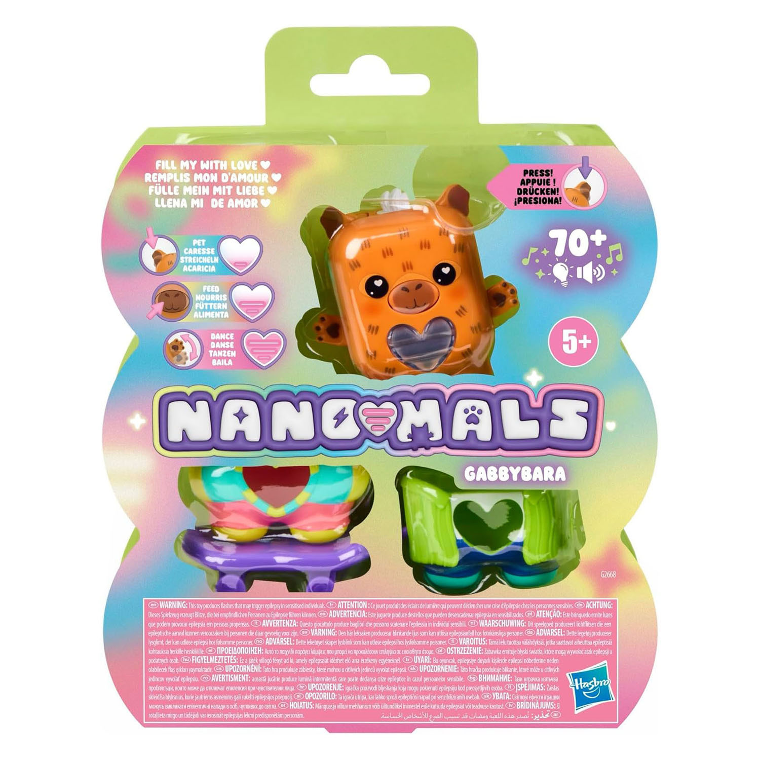 Hasbro Nanomals Gabbybara de Capybara