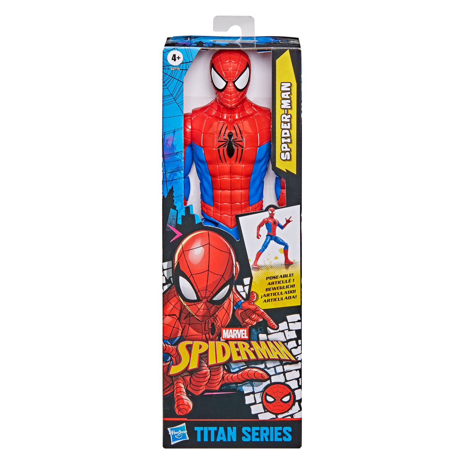 Marvel Spider-Man Titan Series Spider-Man Speelfiguur