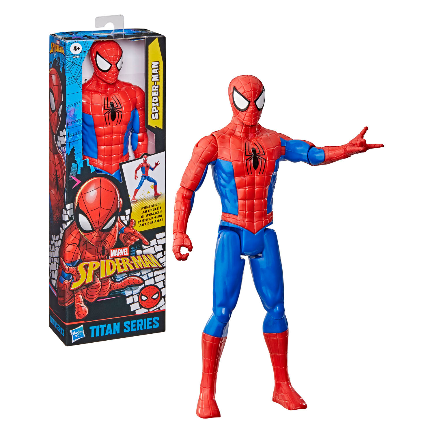 Marvel Spider-Man Titan Series Spider-Man Speelfiguur