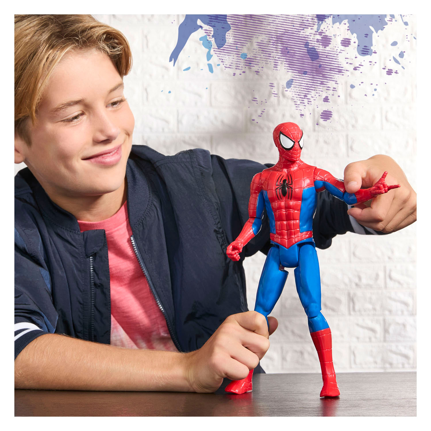 Marvel Spider-Man Titan Series Spider-Man Speelfiguur