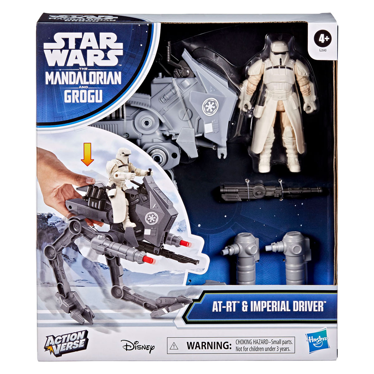 Star Wars ActionVerse AT-RT en Imperial Remnant AT-RT Speelfiguur