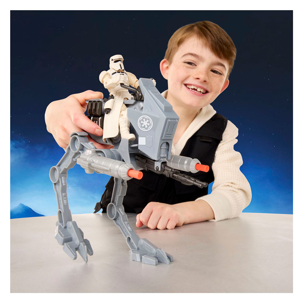 Star Wars ActionVerse AT-RT en Imperial Remnant AT-RT Speelfiguur