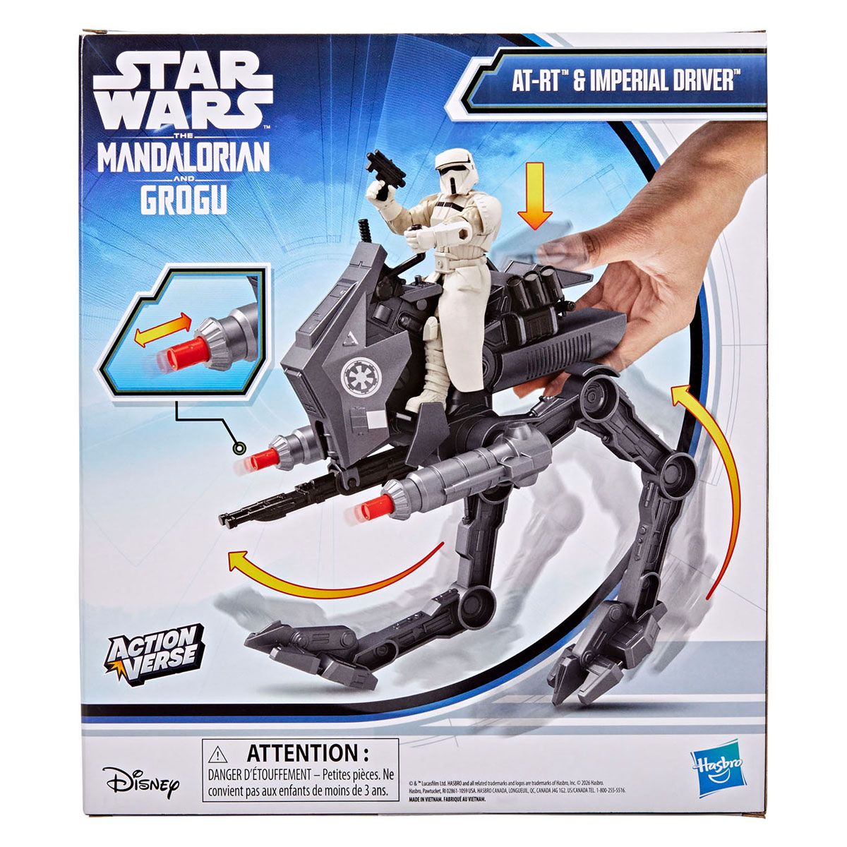 Star Wars ActionVerse AT-RT en Imperial Remnant AT-RT Speelfiguur