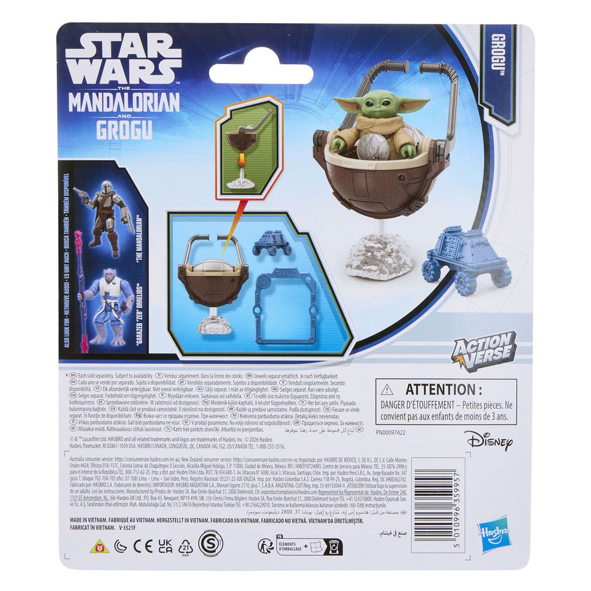 Star Wars ActionVerse Grogu Speelfiguur