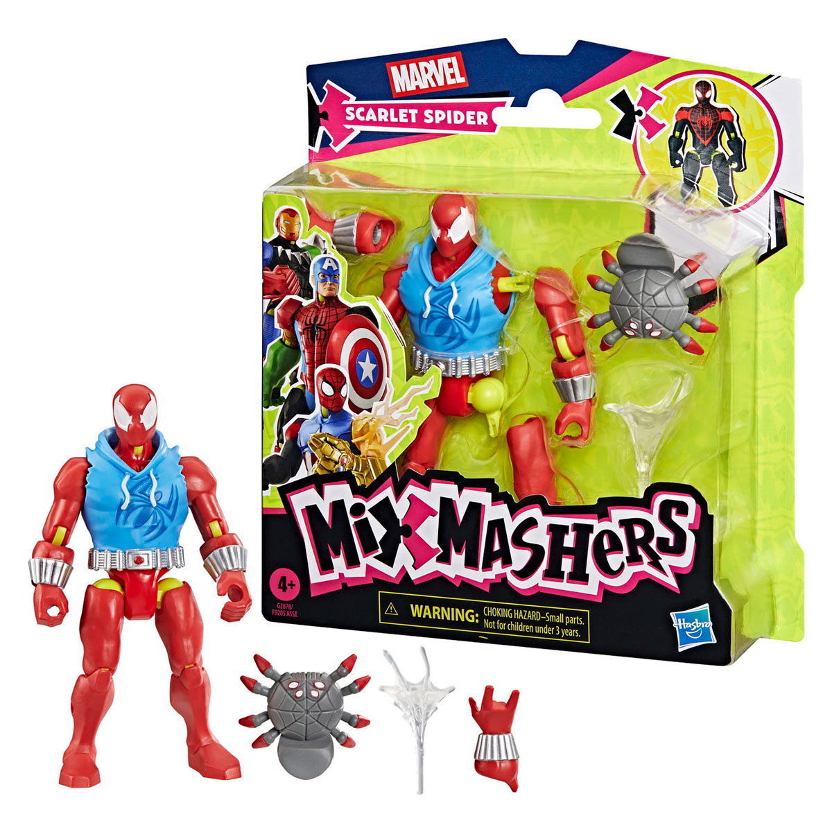 MixMashers Marvel Scarlet Spider Speelfiguur