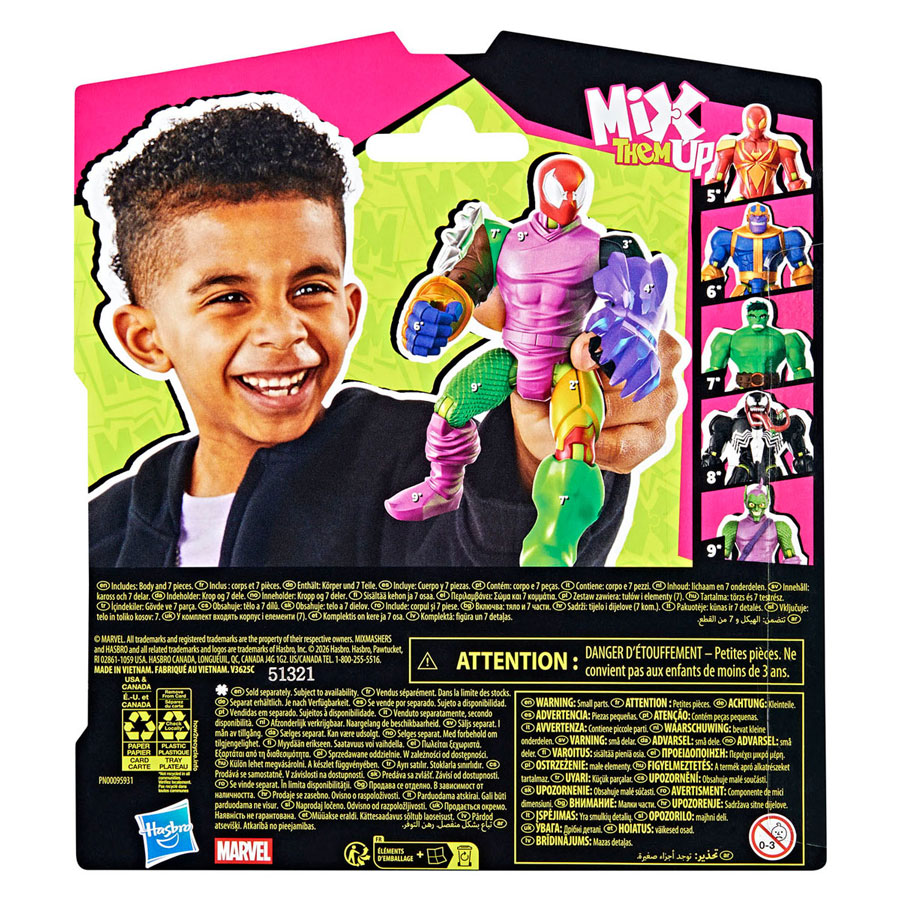 MixMashers Marvel Scarlet Spider Speelfiguur