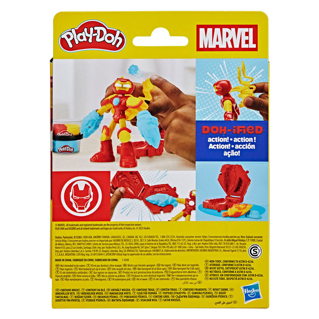 Play-Doh Marvel Iron Man Blast Launcher - 2 Kleipotjes