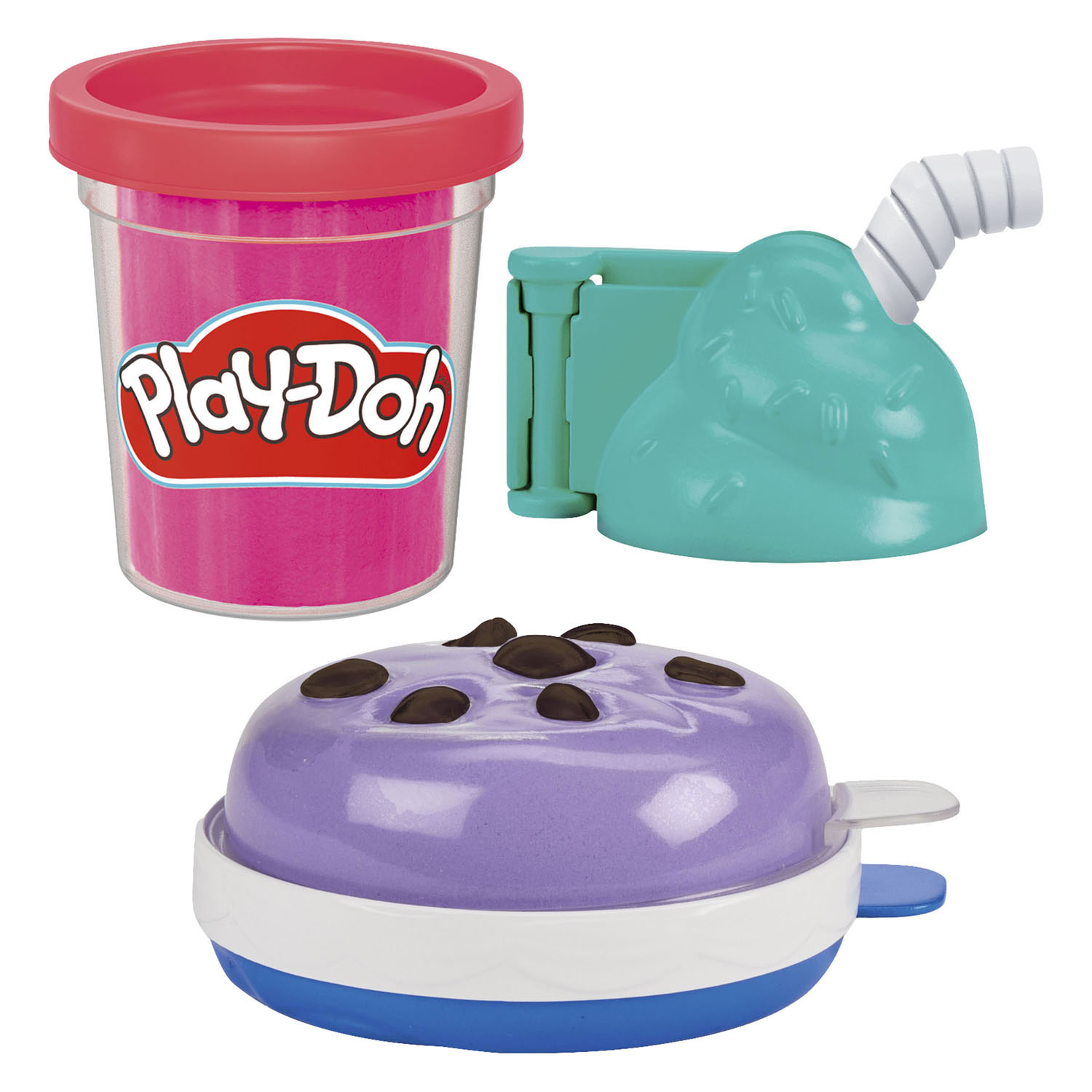 Play-Doh Treats to Go Cookie Combo Speelset - 1 Kleipotje