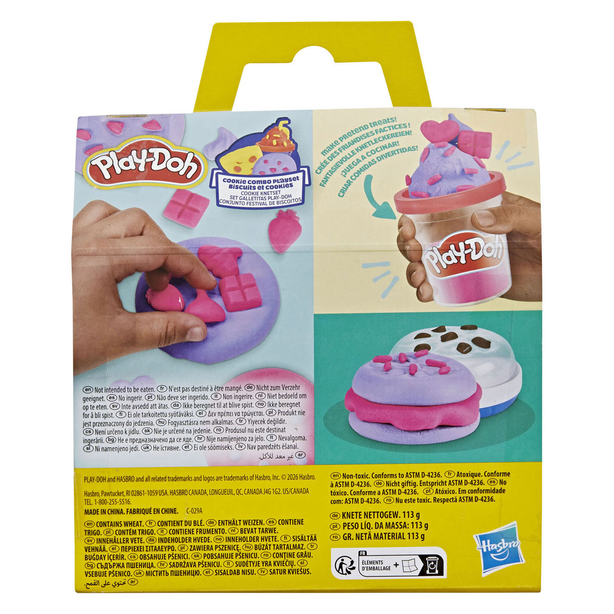 Play-Doh Treats to Go Cookie Combo Speelset - 1 Kleipotje