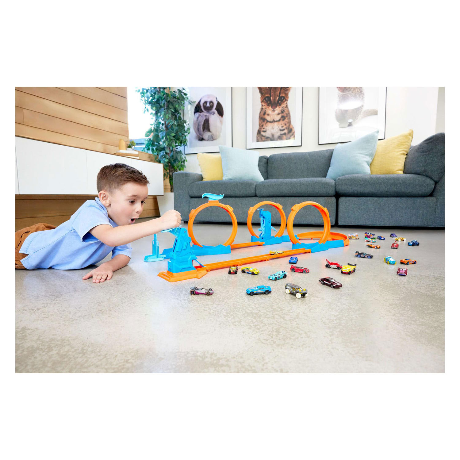Hot Wheels Track Creator 3-in-1 Triple Loop