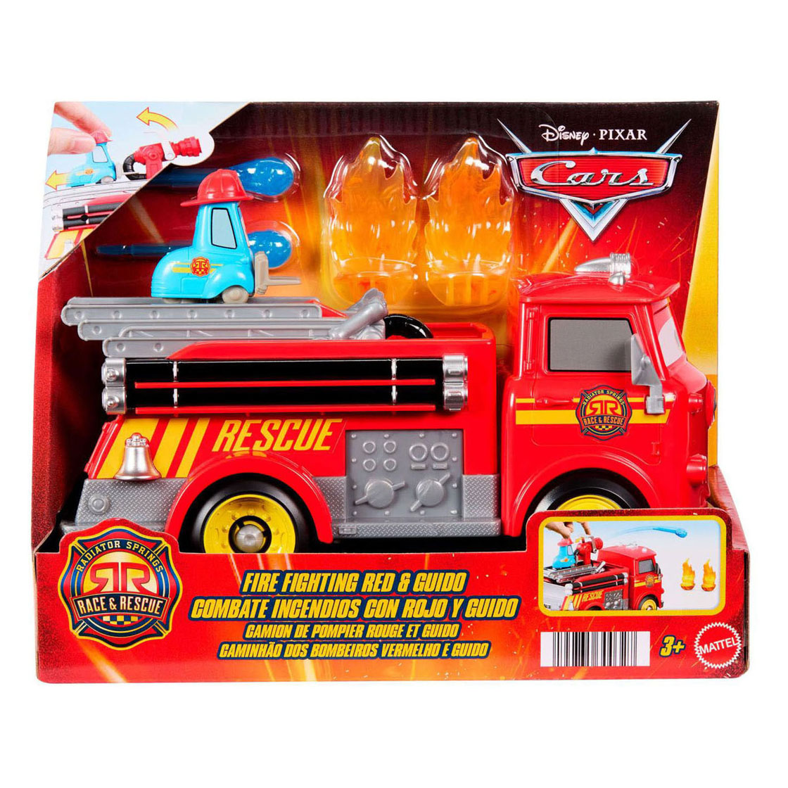 Voitures Brandweerwagen Rouge & Guido Radiator Springs Race