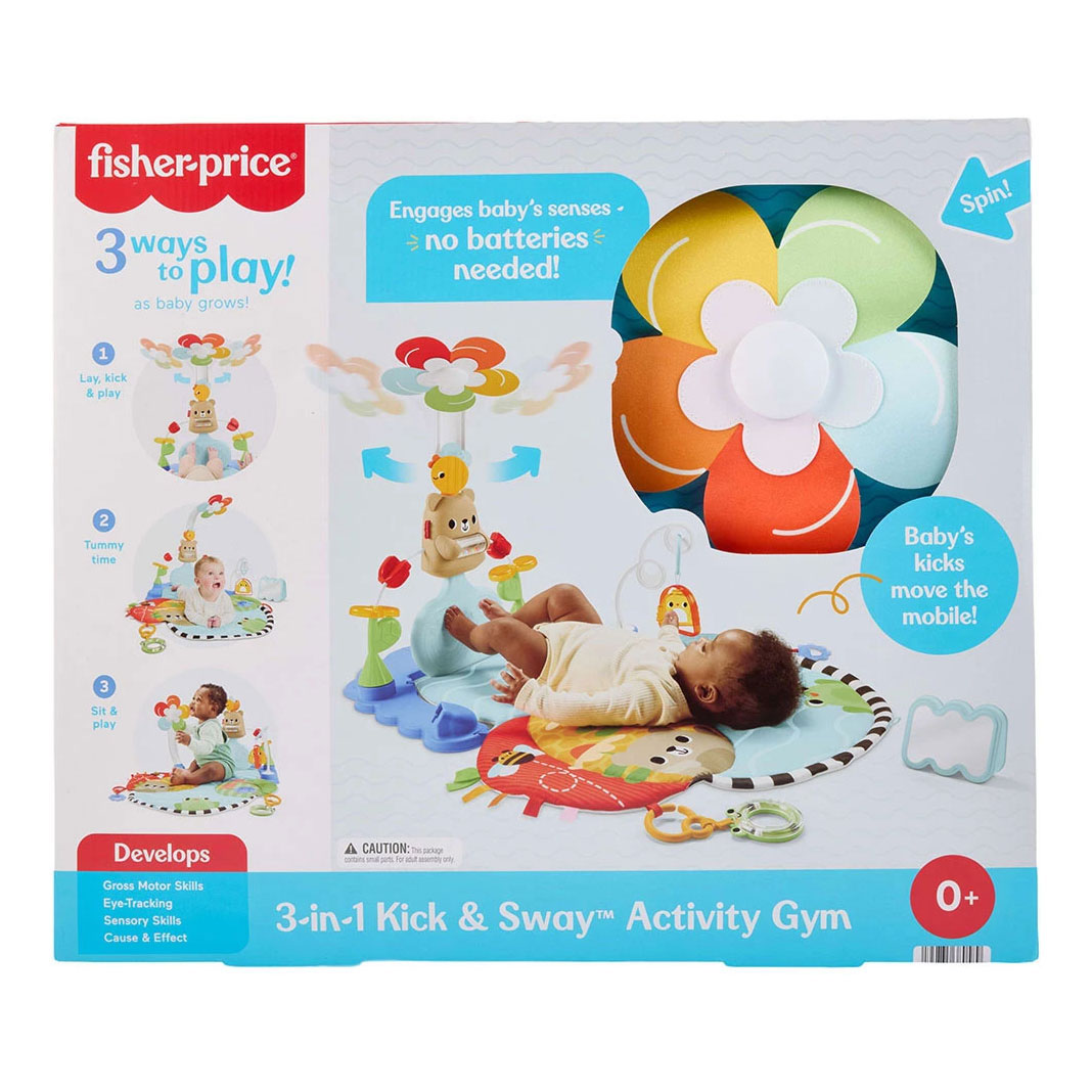 Tapis d'activités 3 en 1 Fisher Price pour jouer avec les pieds