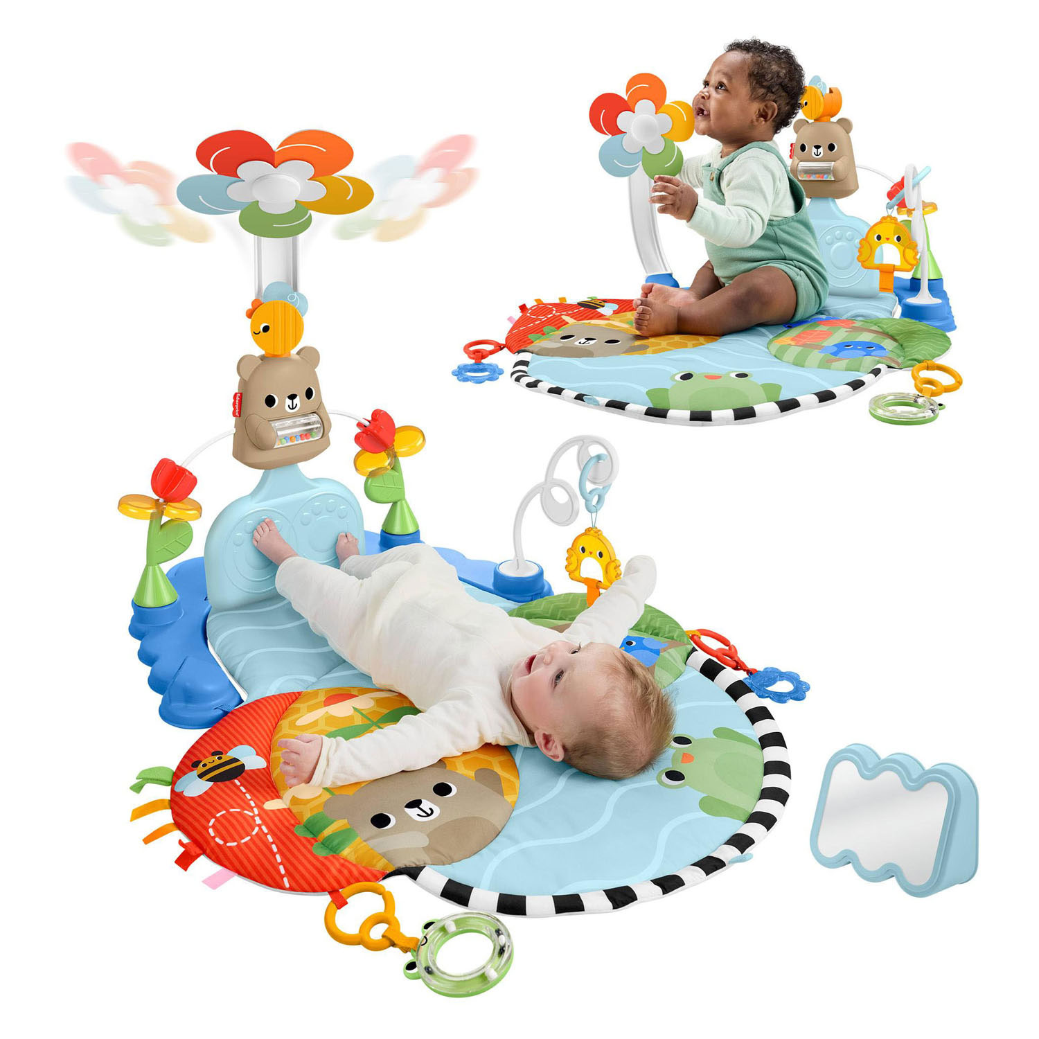 Tapis d'activités 3 en 1 Fisher Price pour jouer avec les pieds