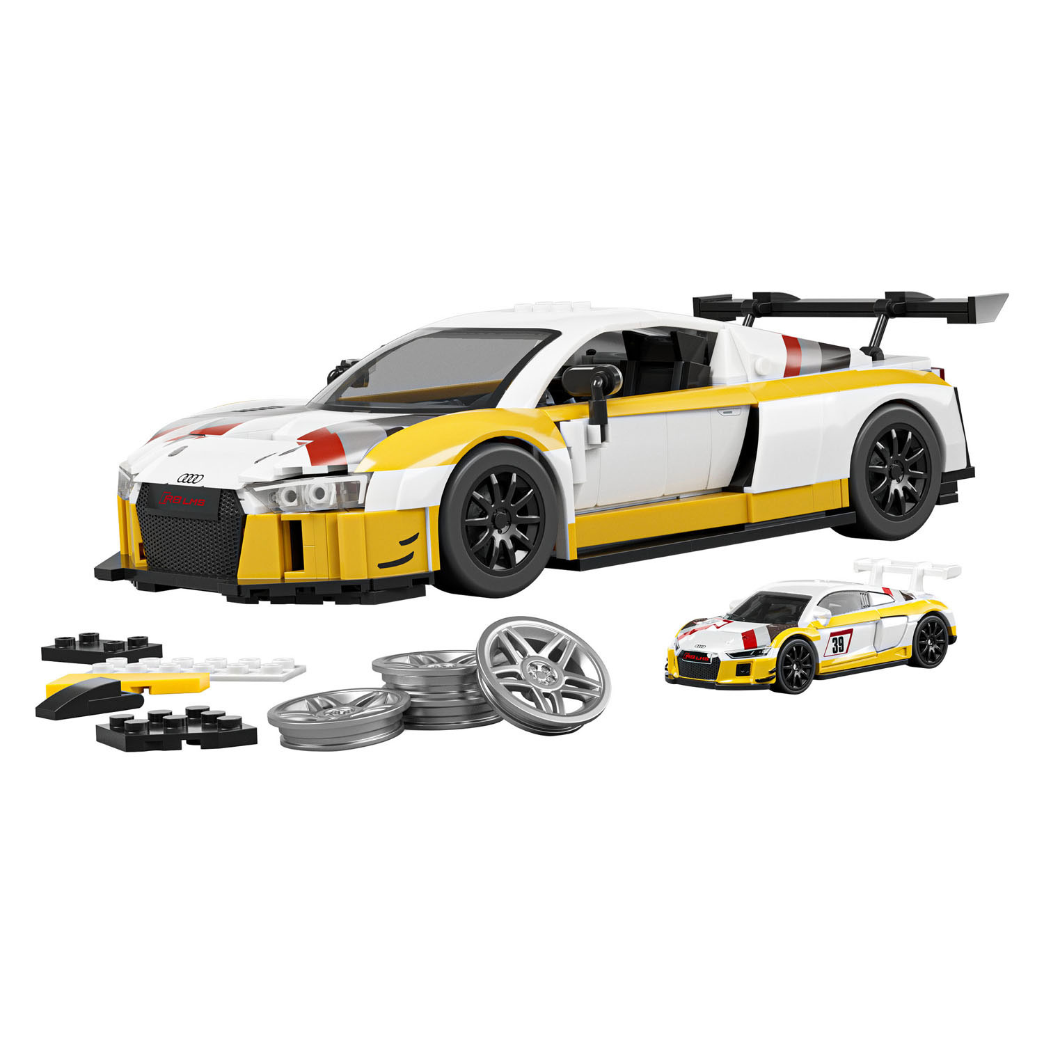 Hot Wheels Brick Shop Elite Series Audi R8 LMS 1:16 - 180dlg.
