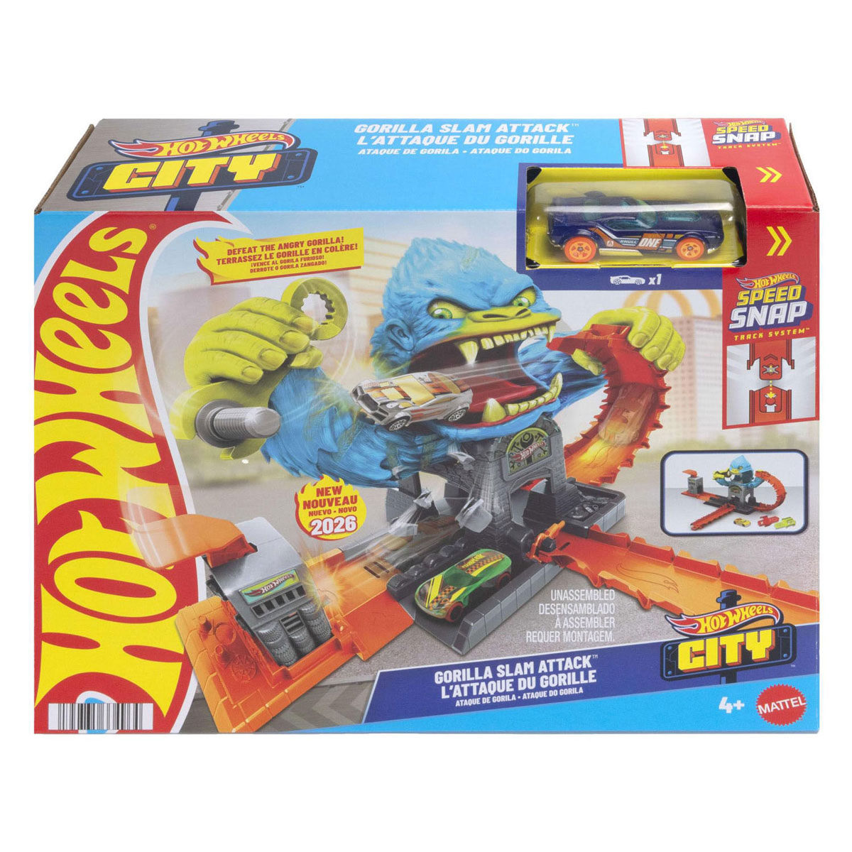 Hot Wheels Gorilla-Aanval Speelset