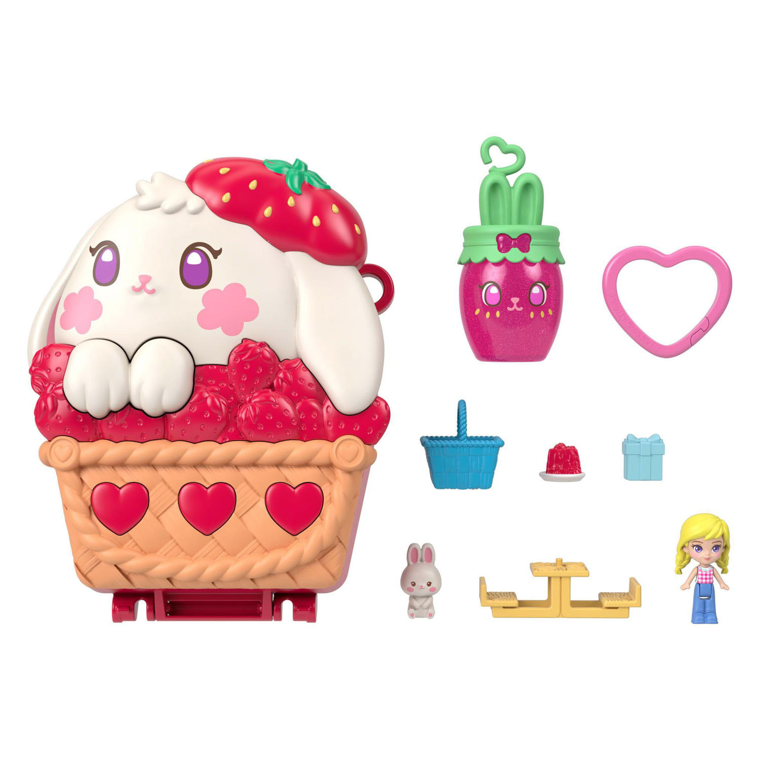 Polly Pocket Compact Speelset Picknick van het Konijn