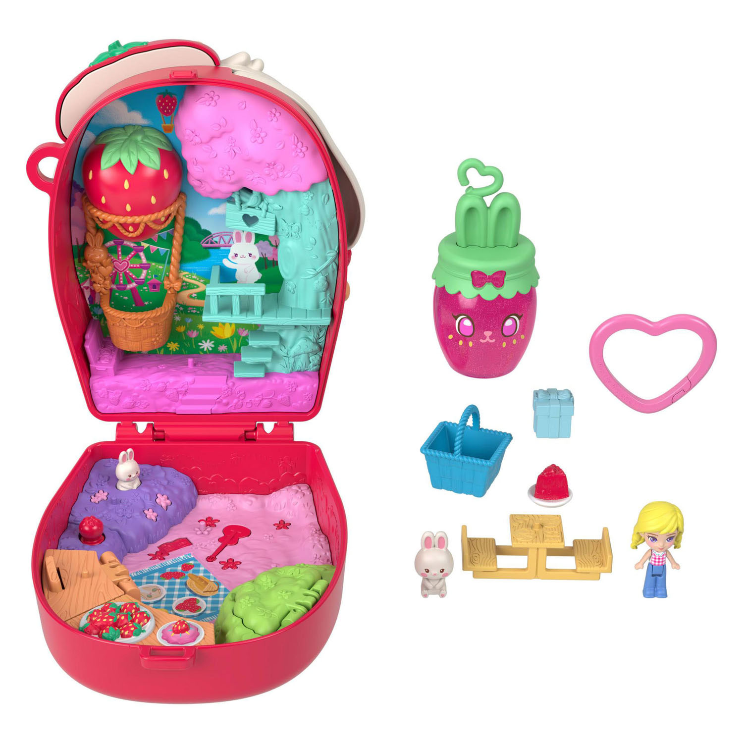 Polly Pocket Compact Speelset Picknick van het Konijn