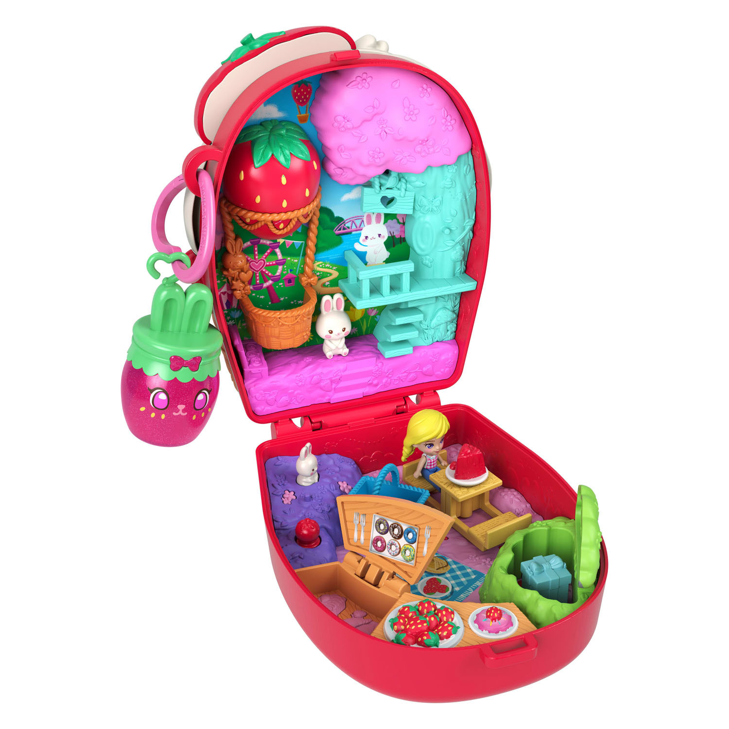 Polly Pocket Compact Speelset Picknick van het Konijn