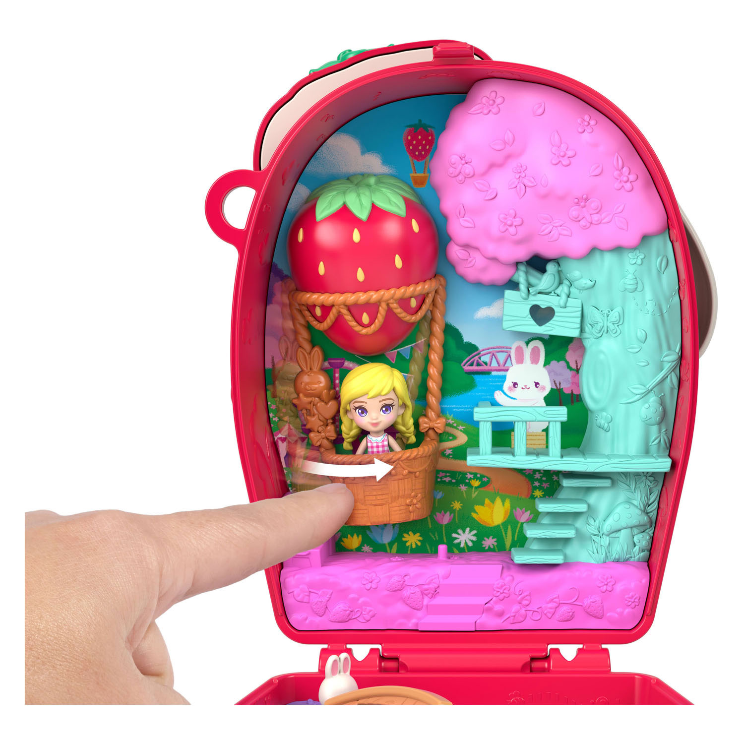 Polly Pocket Compact Speelset Picknick van het Konijn