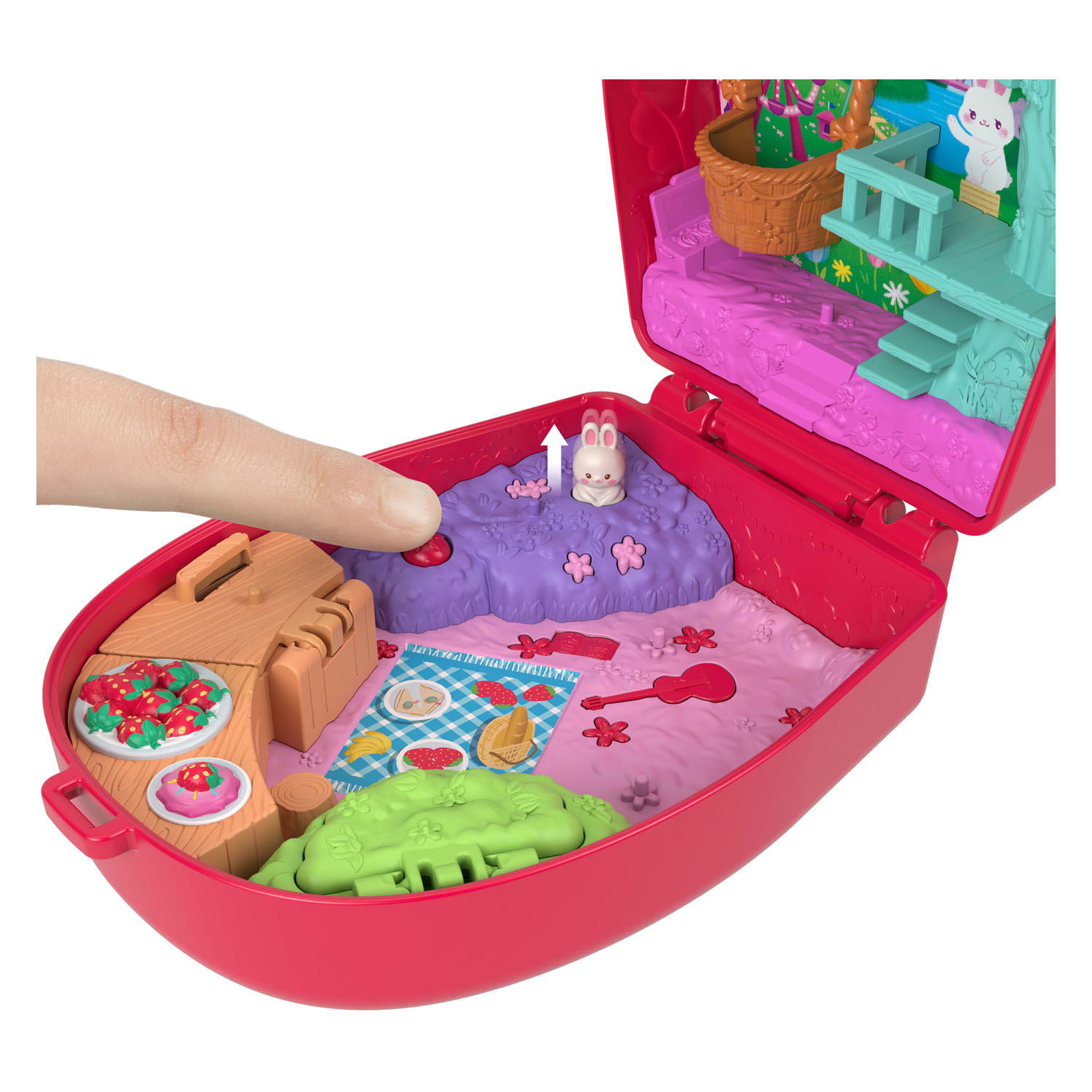 Polly Pocket Compact Speelset Picknick van het Konijn