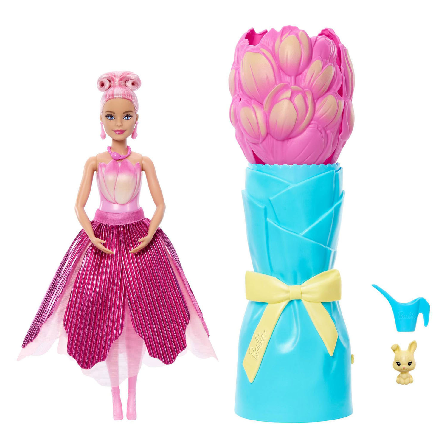 Barbie Petal Modepop Rose Tulipe