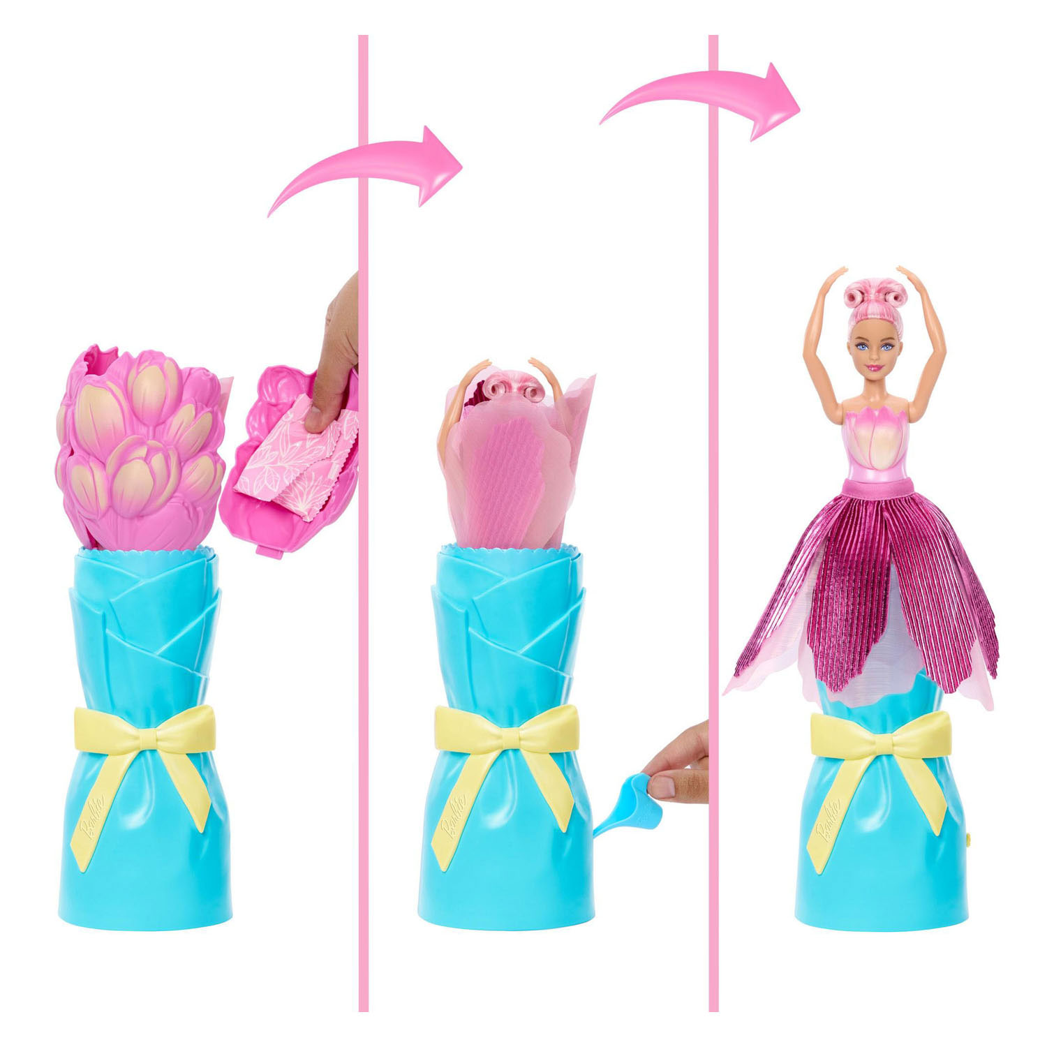 Barbie Petal Modepop Rose Tulipe