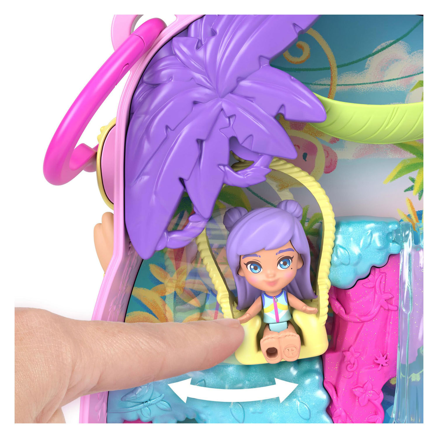 Polly Pocket Compactset Ananas en Aapje