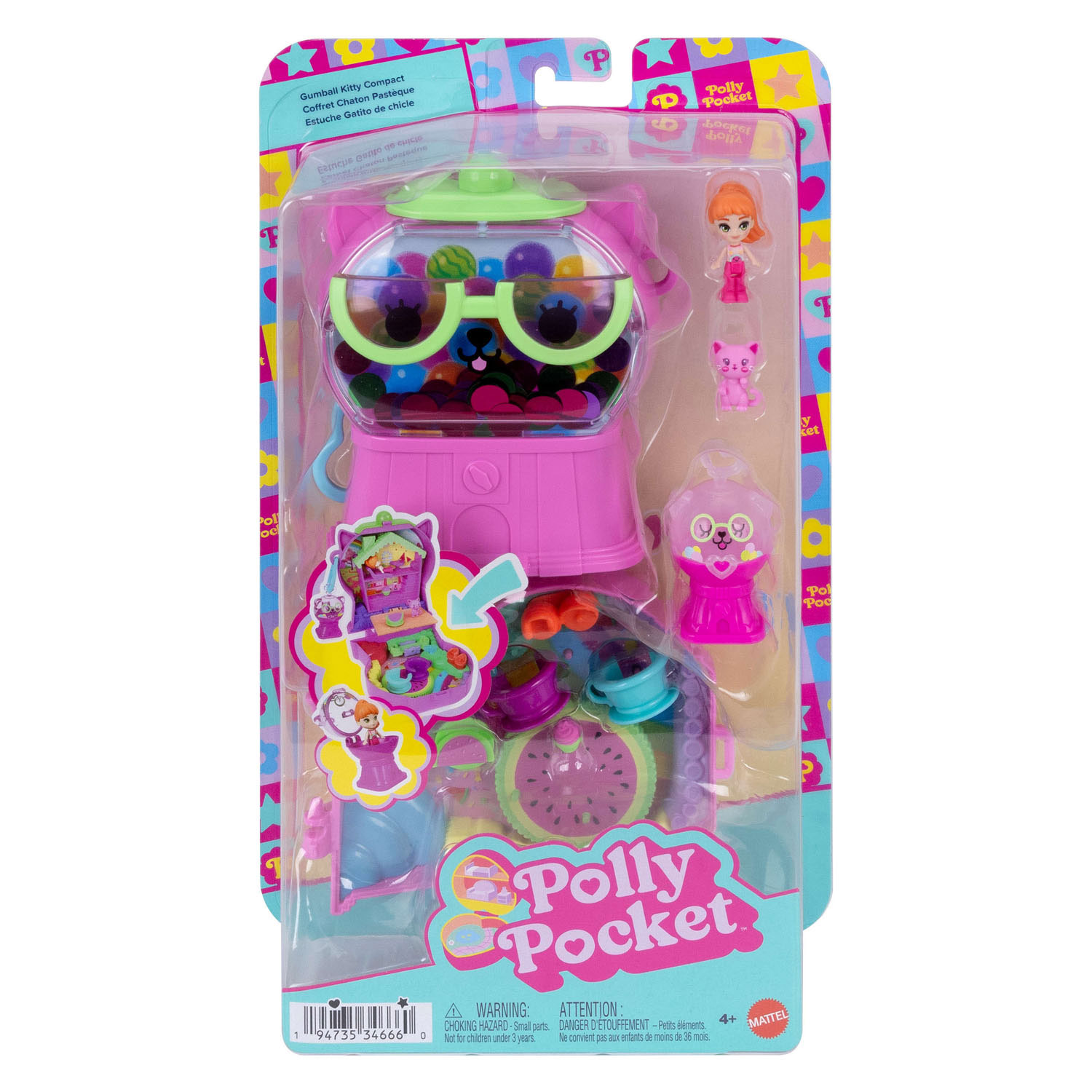 Polly Pocket Compactset Watermeloen Katje