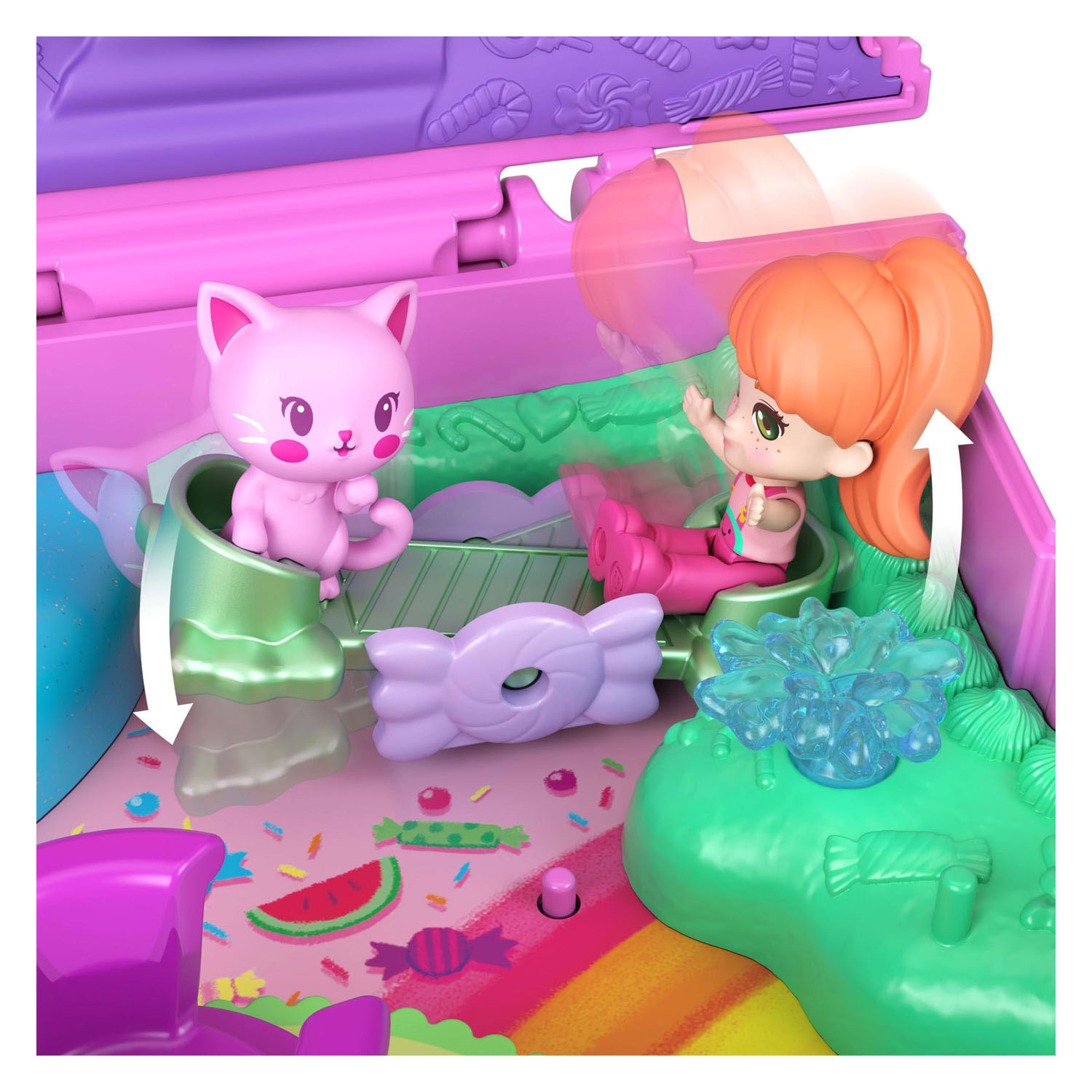 Polly Pocket Compactset Watermeloen Katje