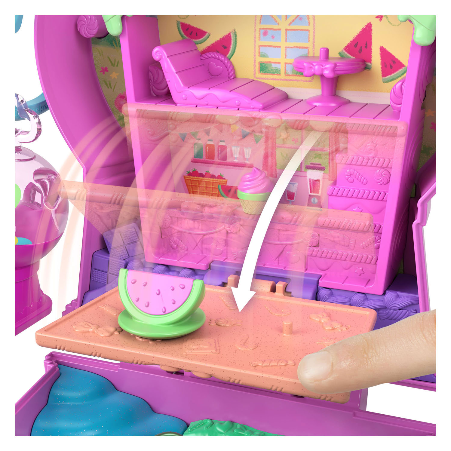 Polly Pocket Compactset Watermeloen Katje