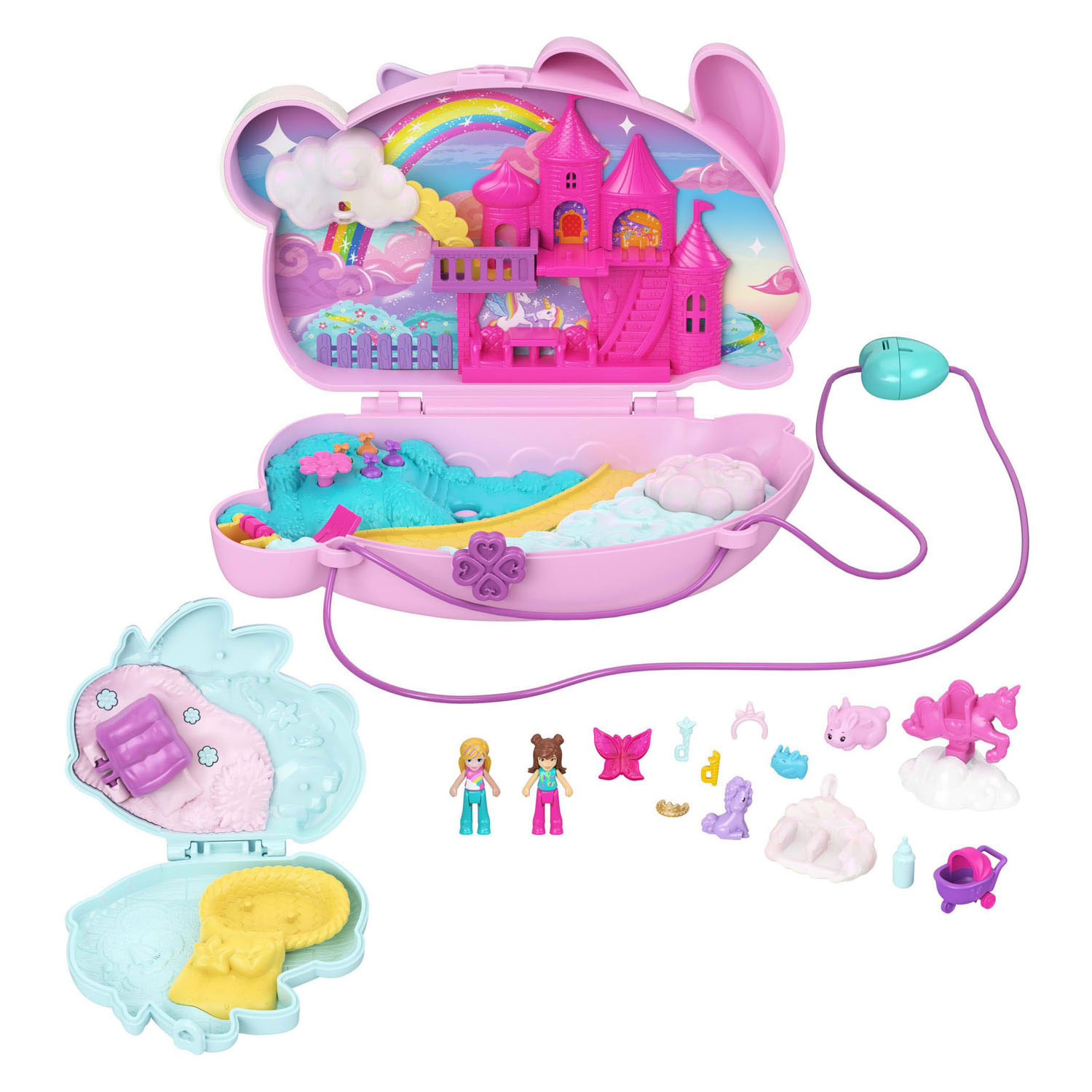 Polly Pocket 2-in-1 Hasen-Spielset (Kompakt)