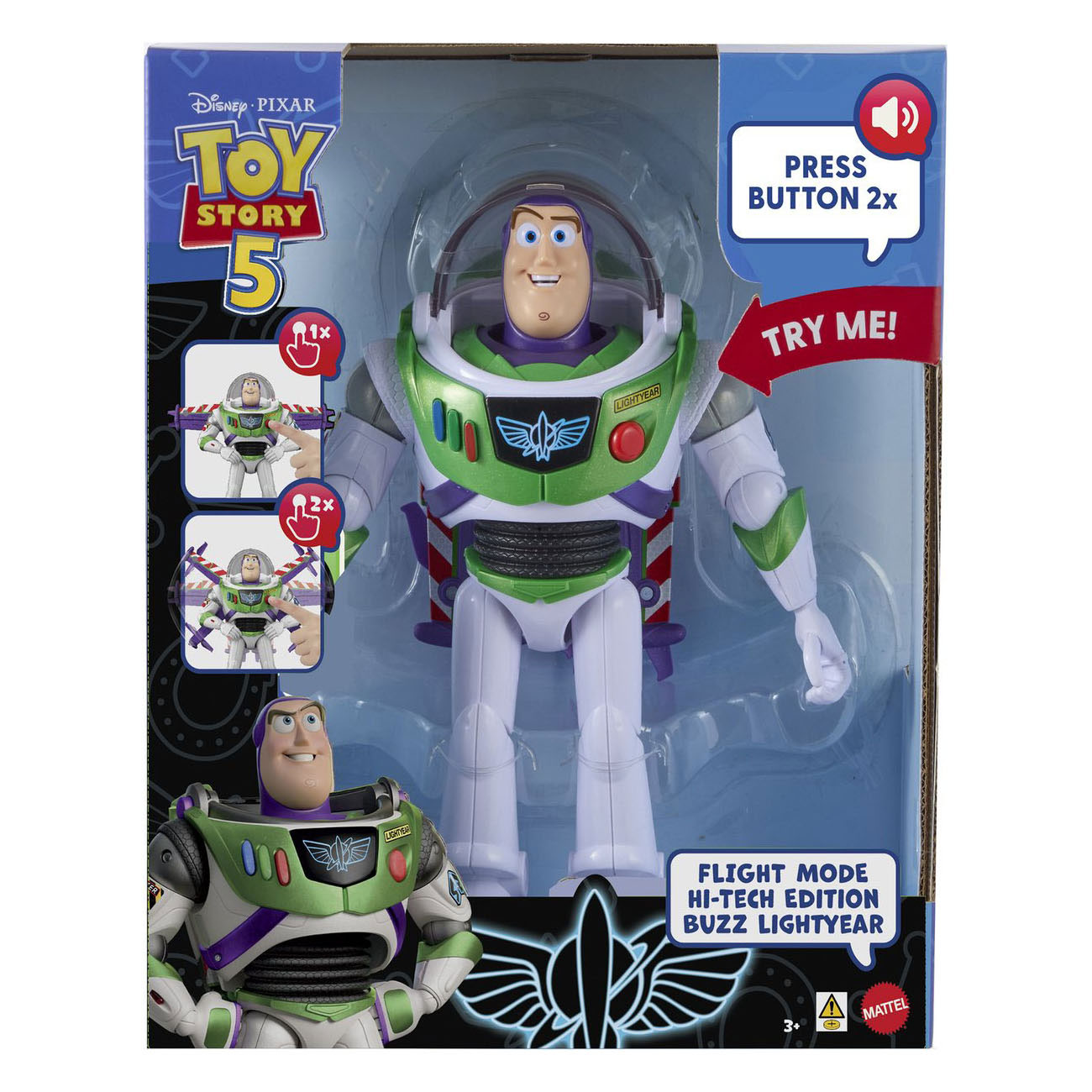 Toy Story 5 – Buzz Deluxe (elektronisch) – 30 cm (NL)