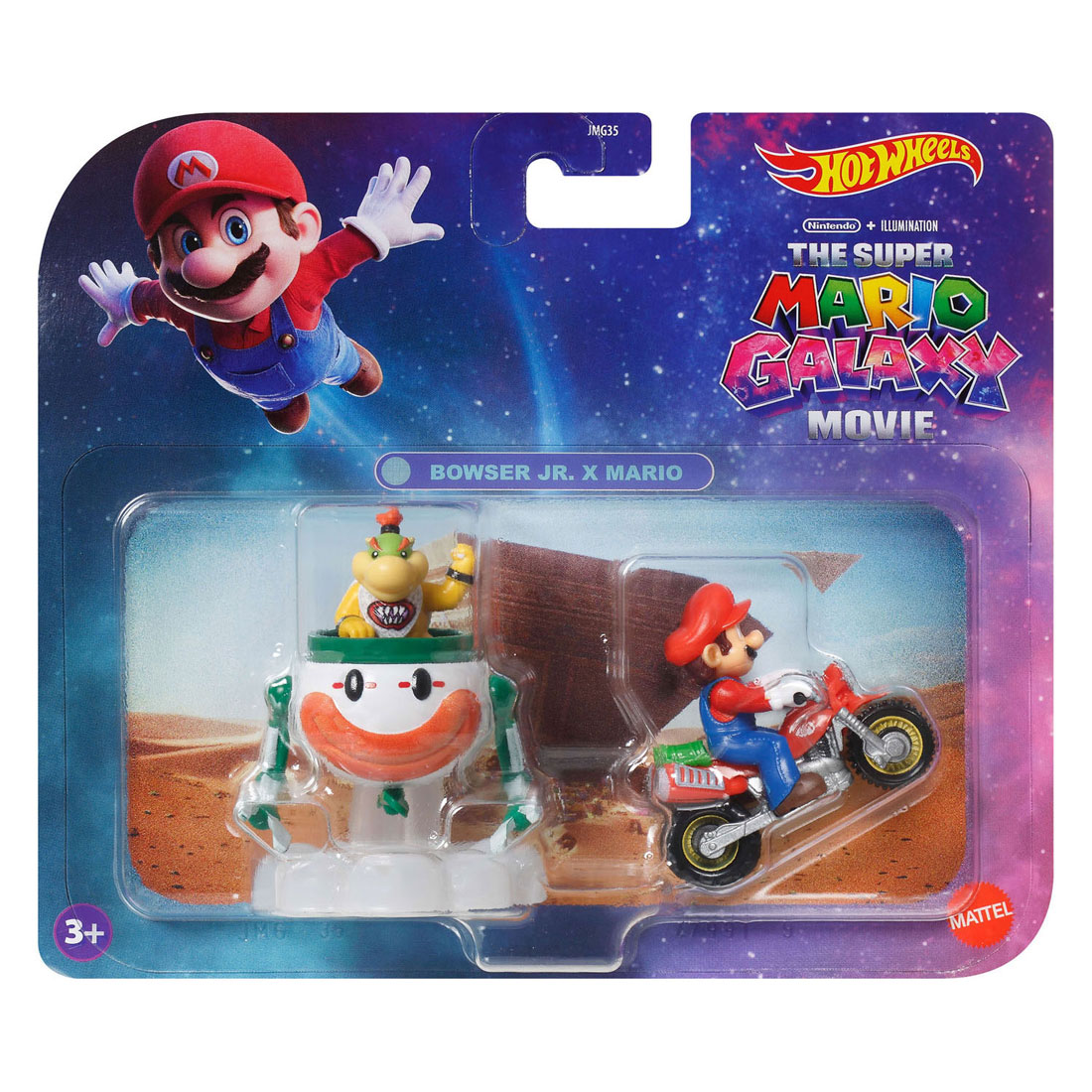 Hot Wheels Super Mario Tweedelige Set - 1:64