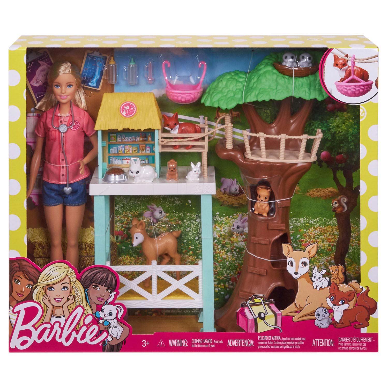 Barbie Dierenkliniek Speelset