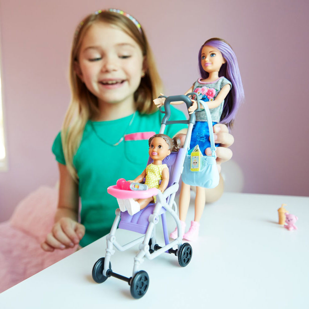 Barbie Babysitter Wandelwagen