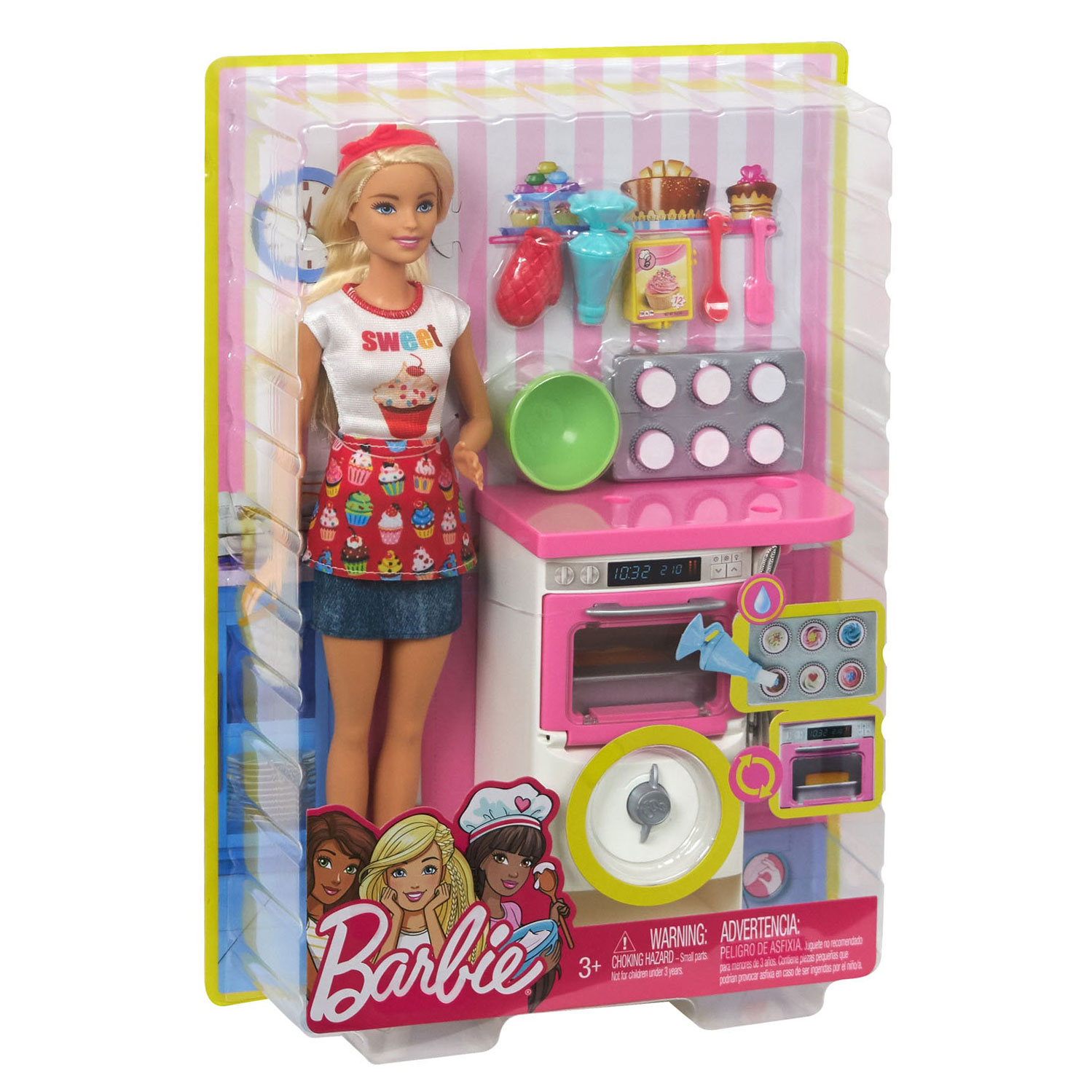 Barbie Cupcake Speelset
