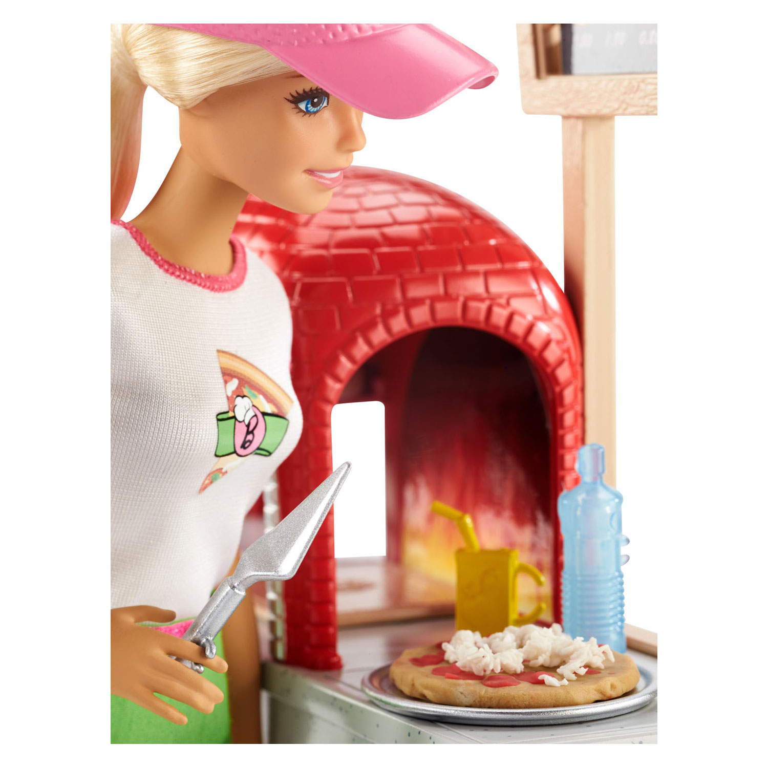 Barbie Pizzabakker Speelset met Kleideeg